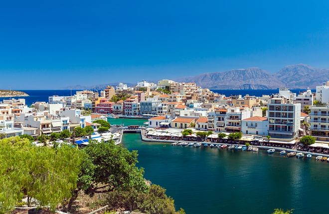 Villaggio di St. Nikolaos, Creta, Grecia