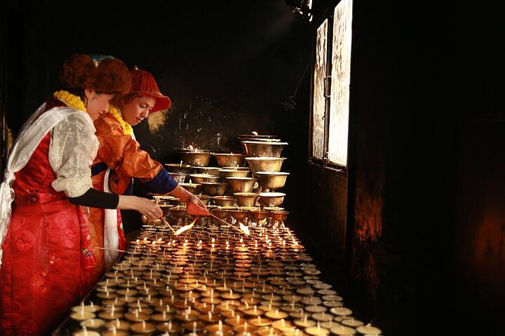 Sacred Buddhist Wedding Ceremony Experience at Kopan Monastery, Nepal