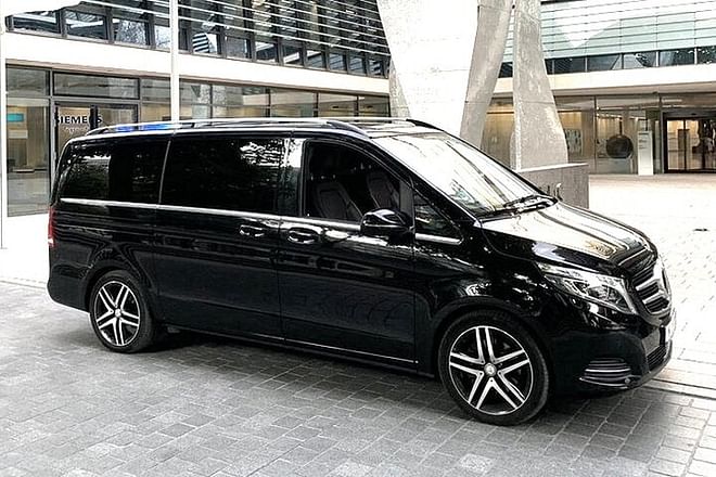 Airport Transfer: Milan to Malpensa Airport MXP by Luxury Van