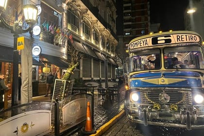 Early Tango Dinner Show with Optional Traditional Bus Transfer