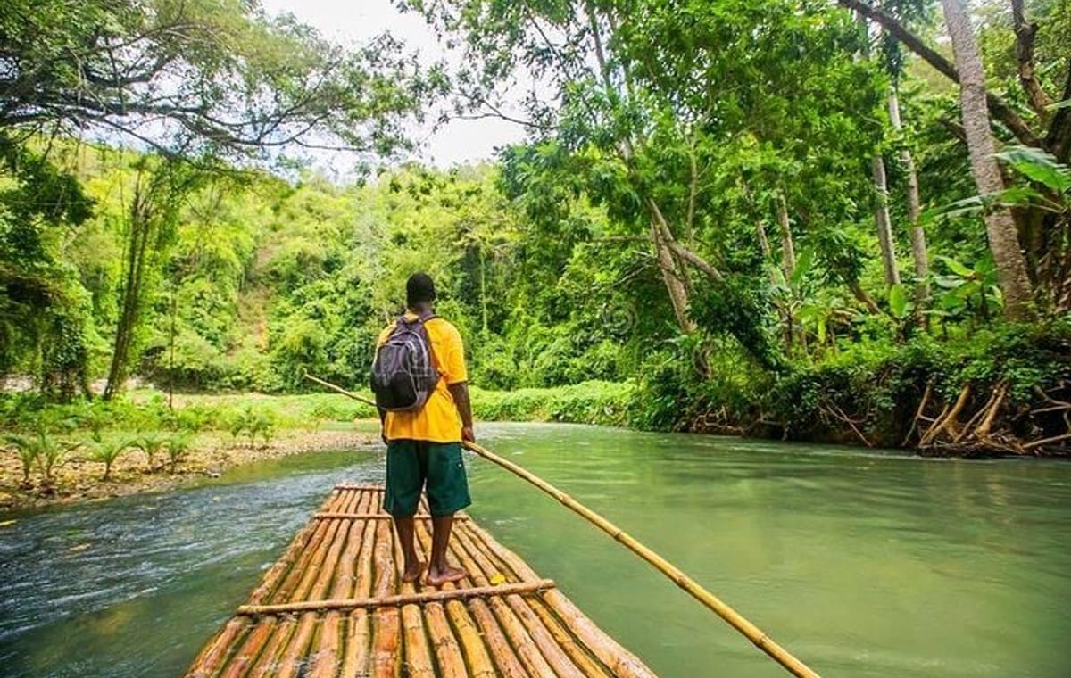 Great River Rafting with Limestone Massage & Rasta Safari Experience Combo Tour