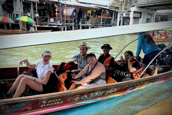 Bangkok Private Tour: Floating Market & Train Market Experience