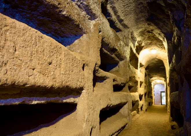 Colosseum Priority Entry, Catacombs & Private Golf Cart Tour of Rome