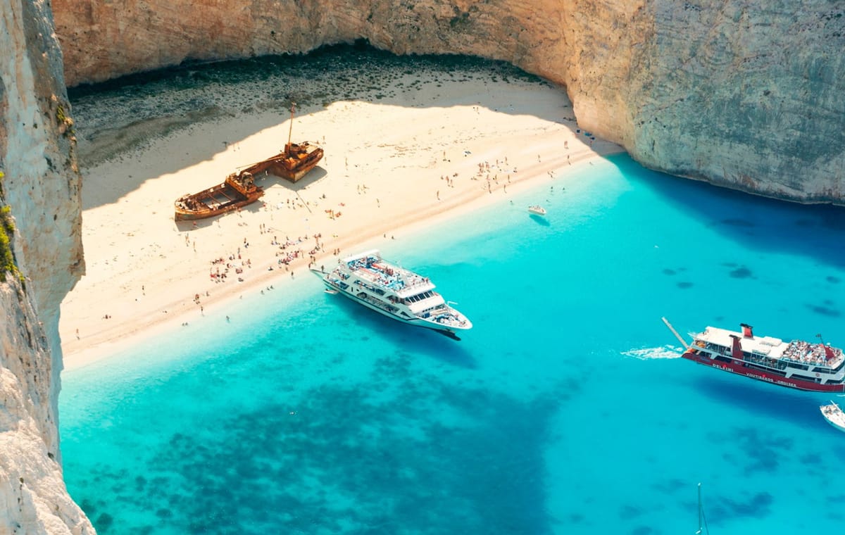 Zante Daily Boat Tour from Poros Port to Navagio Beach