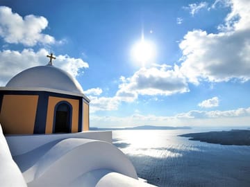 Private 7-Hour Santorini Tour with Wine Tasting Experience