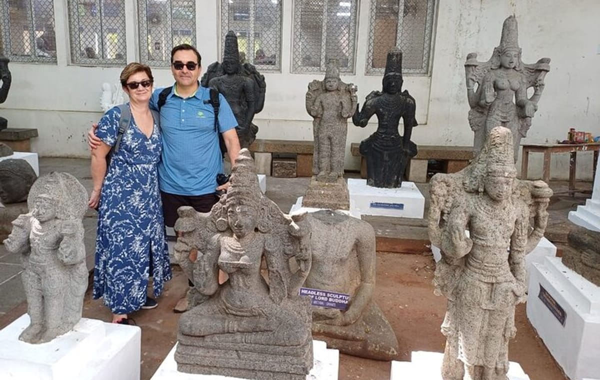 Chennai to Pondicherry via Kanchipuram and Mahabalipuram