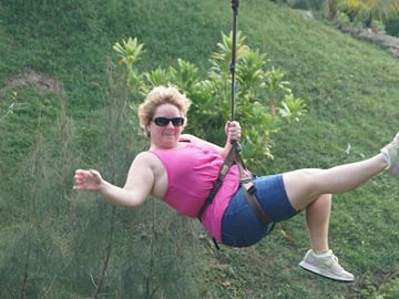 Zip line safari