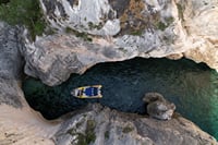 Vlore Private Boat Tour Blue Cave & Grama Bay Adventure 9