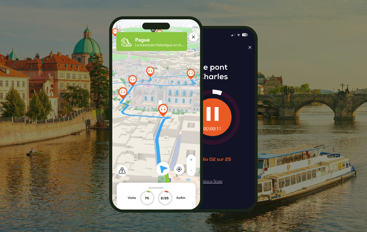 Prague: Audio Guided Walking Tour (3:15 – 28 audio comments)