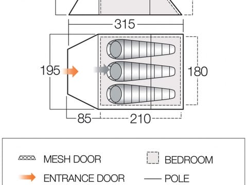 Tent - Two to Three Person - Rental, photo 2