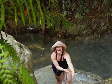 Climb The Sticky Waterfalls Chiang Mai Thailand with Annie
