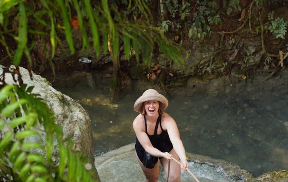 Climb The Sticky Waterfalls Chiang Mai Thailand with Annie