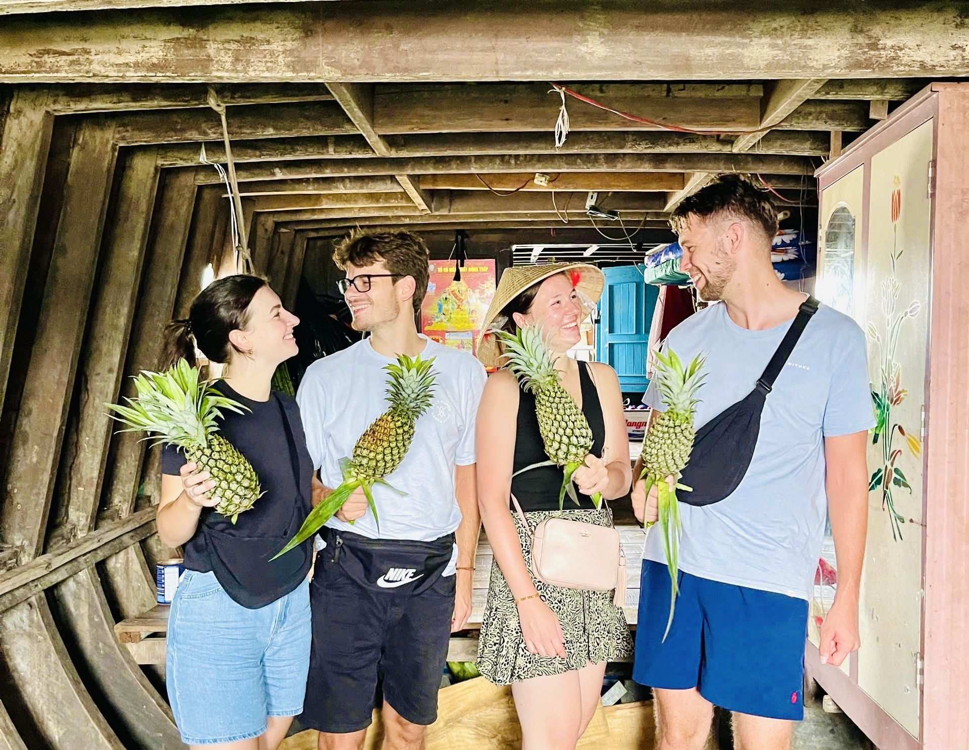 Cai Rang floating market boats Can Tho Mekong Delta