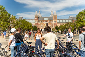 Amsterdam bike tour with canal cruise