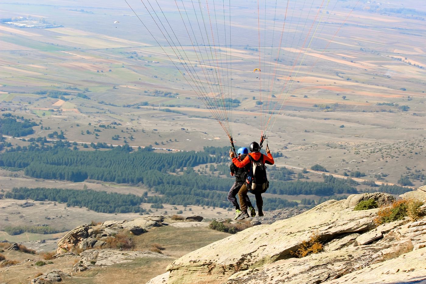 Paragliding Adventure over Lalla Takerkoust Lake near Marrakech