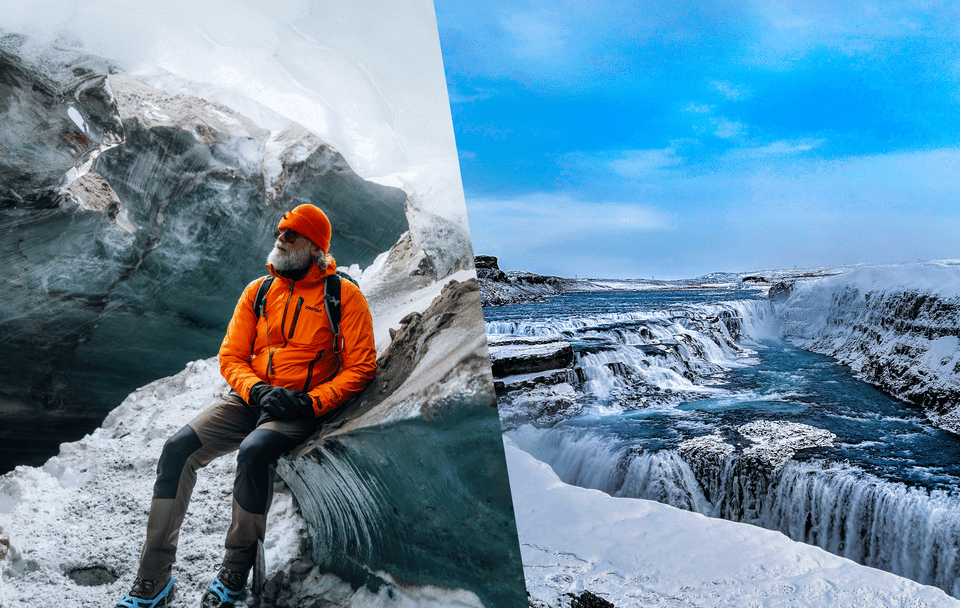 Golden Circle and Ice Cave Adventure from Reykjavík
