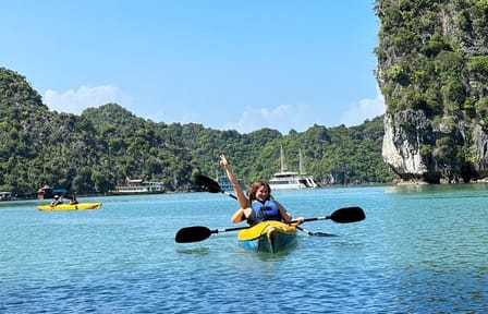 The Halong Catamaran Luxury Day Cruise to Lan Ha Bay From Harbor