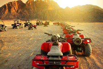 Hurghada Quad Bike Tour of the Desert and Red Sea