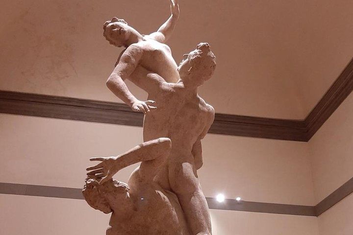 View of Giambologna's sculpture 