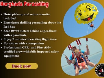 Fly High with a Hurghada Parasailing Adventure