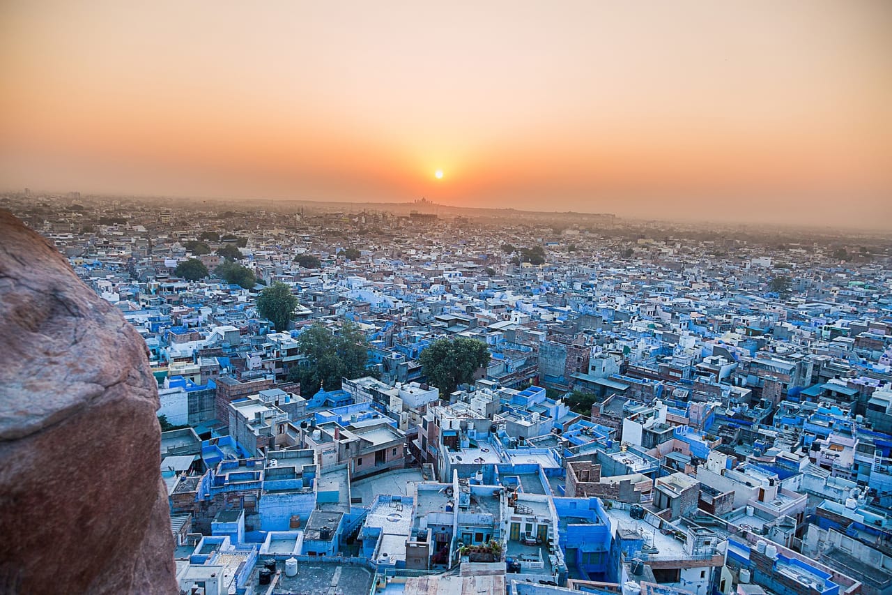 Blue City View from Mehrangarh Fort