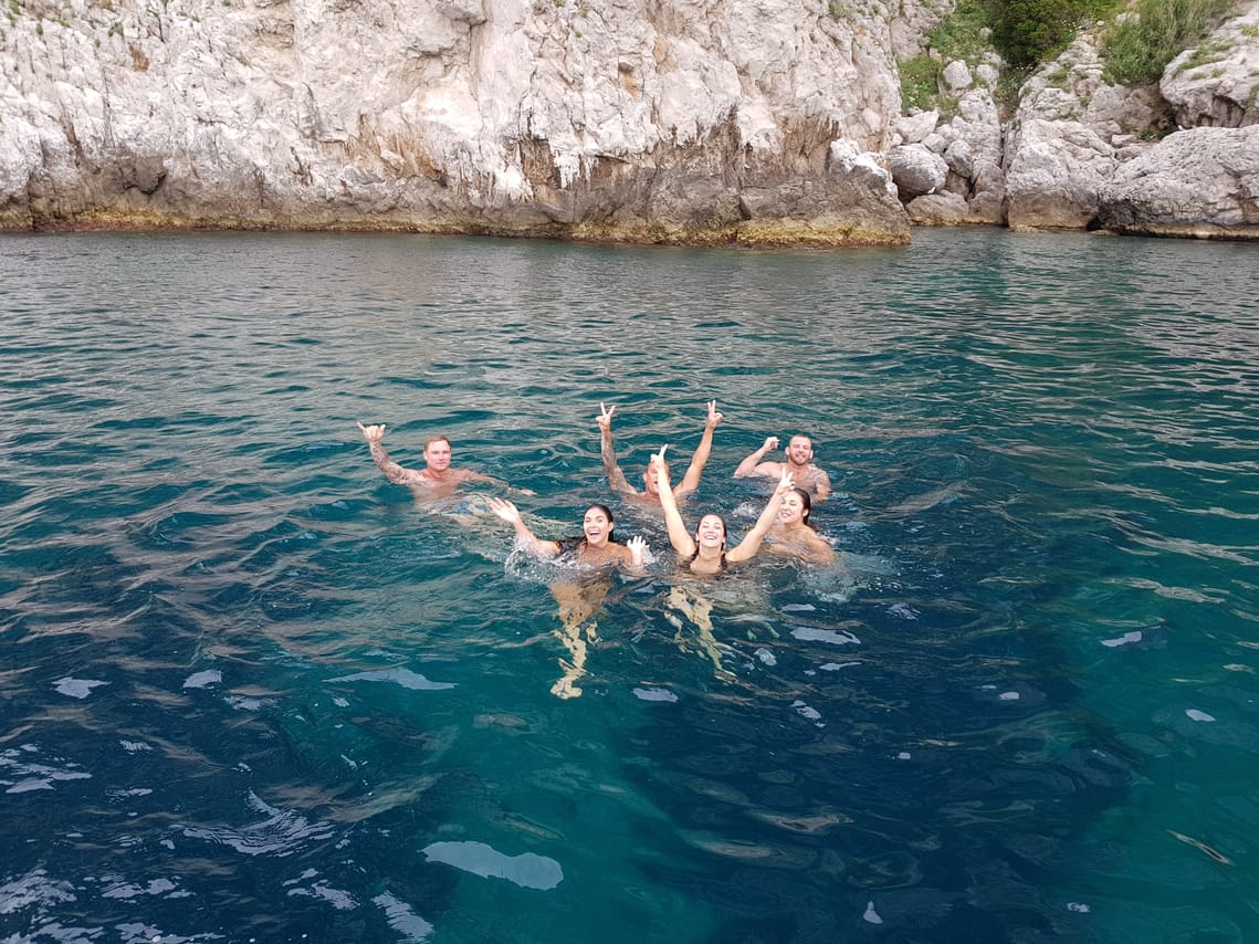 3)Amalfi: private boat tour to Capri of 7hrs 4