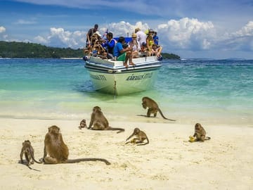 Monkey Beach - You can look over from the boat