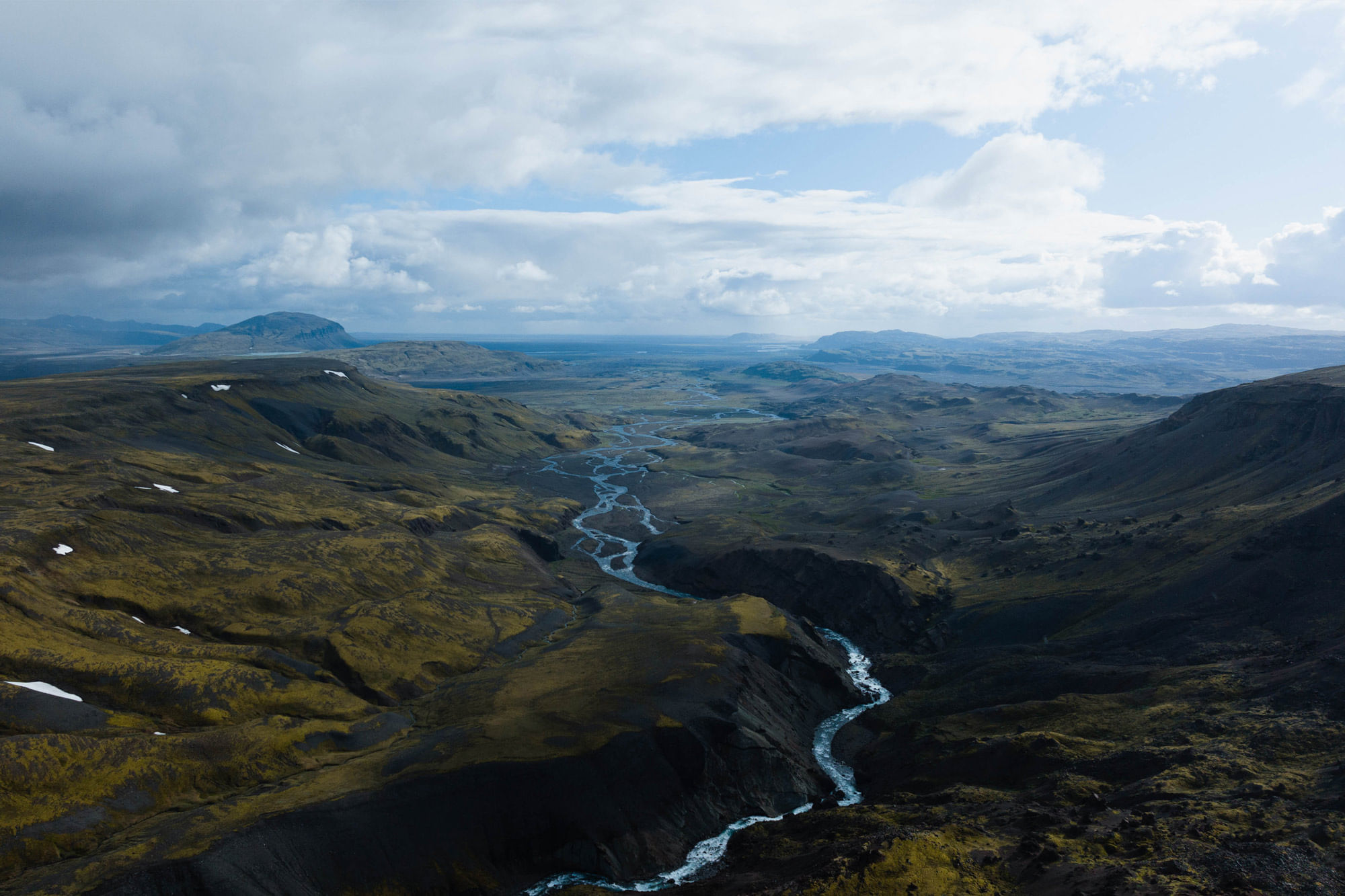 Crystal clear streams weave their way through the valleys.