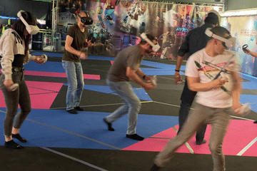 Virtual Reality Laser Tag Experience in Davesco-Soragno