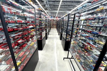 Scale Model Car Tour at Goldvarg Collection in Weston