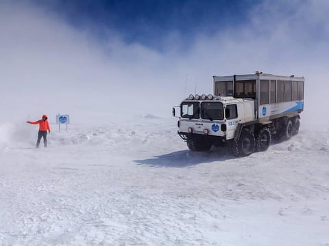 On the glacier