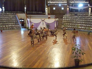 Dancers at the bomas