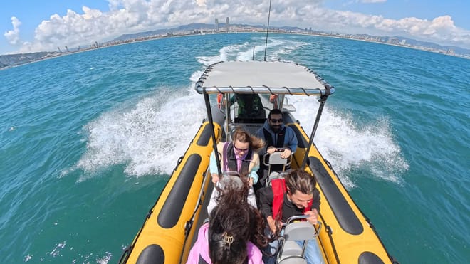 Speed Boat Adventure in Barcelona | Thrilling Ride on the Mediterranean