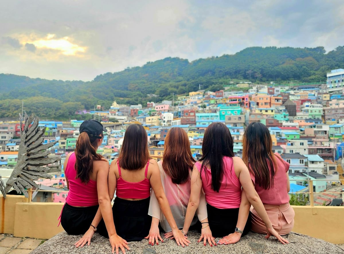Scenic viewpoint overlooking Gamcheon Village