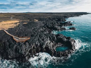 Brimketill lava rock pool