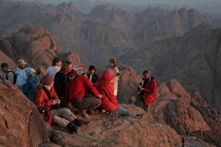 St Catherine’s Monastery and the Summit of Mount Sinai from Sharm