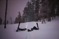 Night Ski Trekking adventure in beautiful Arctic wilderness
