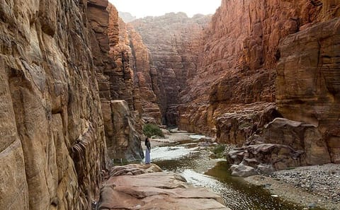 Hiking the Wadi Mujib Siq Trail from the Dead Sea