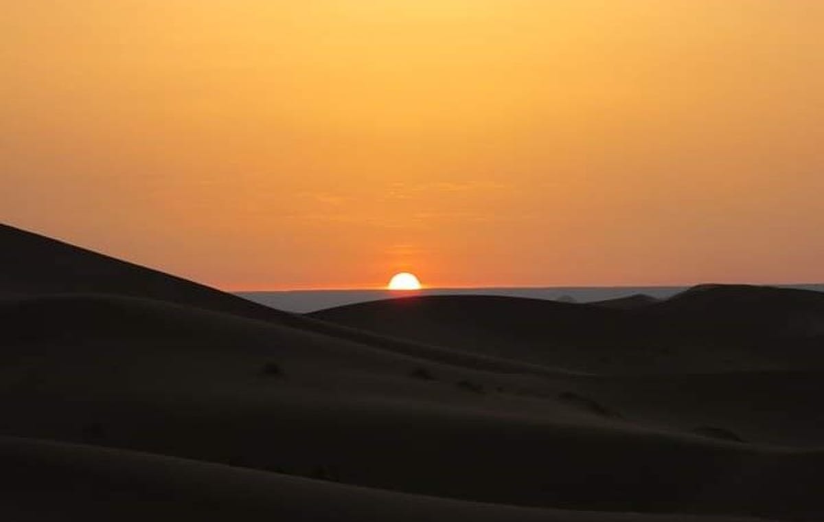 Night in Erg chebbi Desert, Camel Ride, Departure From Errachidia