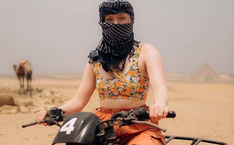 ATV Quad Biking Adventure near the Pyramids