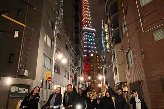 2-Hr Tokyo Night Bike Tour: Shibuya, City Lights & Tokyo Tower