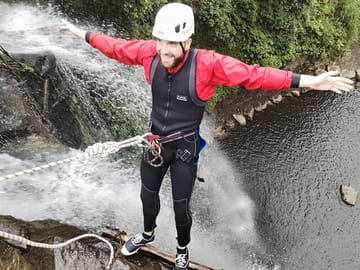 Canyoning Adventure at Baños Cascada Chamana, Ecuador