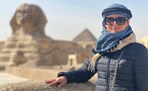 Giza pyramids, Sphinx with camel ride and lunch