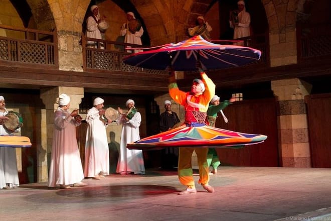 Cairo by night including Tanoura Show at Wikalet Al Ghouri Khan El Khalili Tahrir Square 6