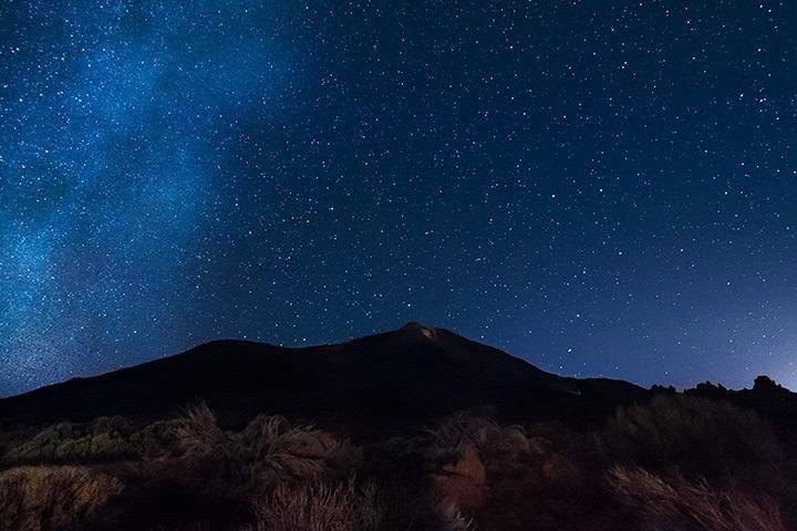 Teide under the stars