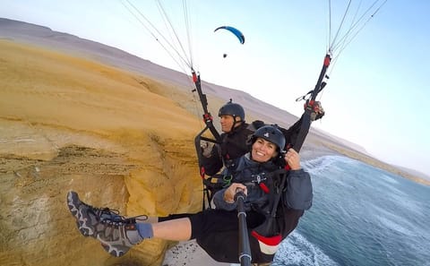 Paragliding Adventure Over Paracas Reserve in Peru