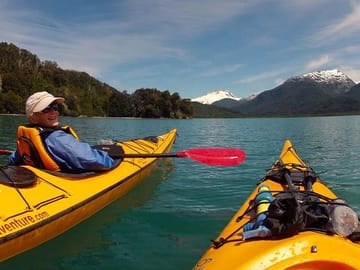 Kayak at Mascardi Lake