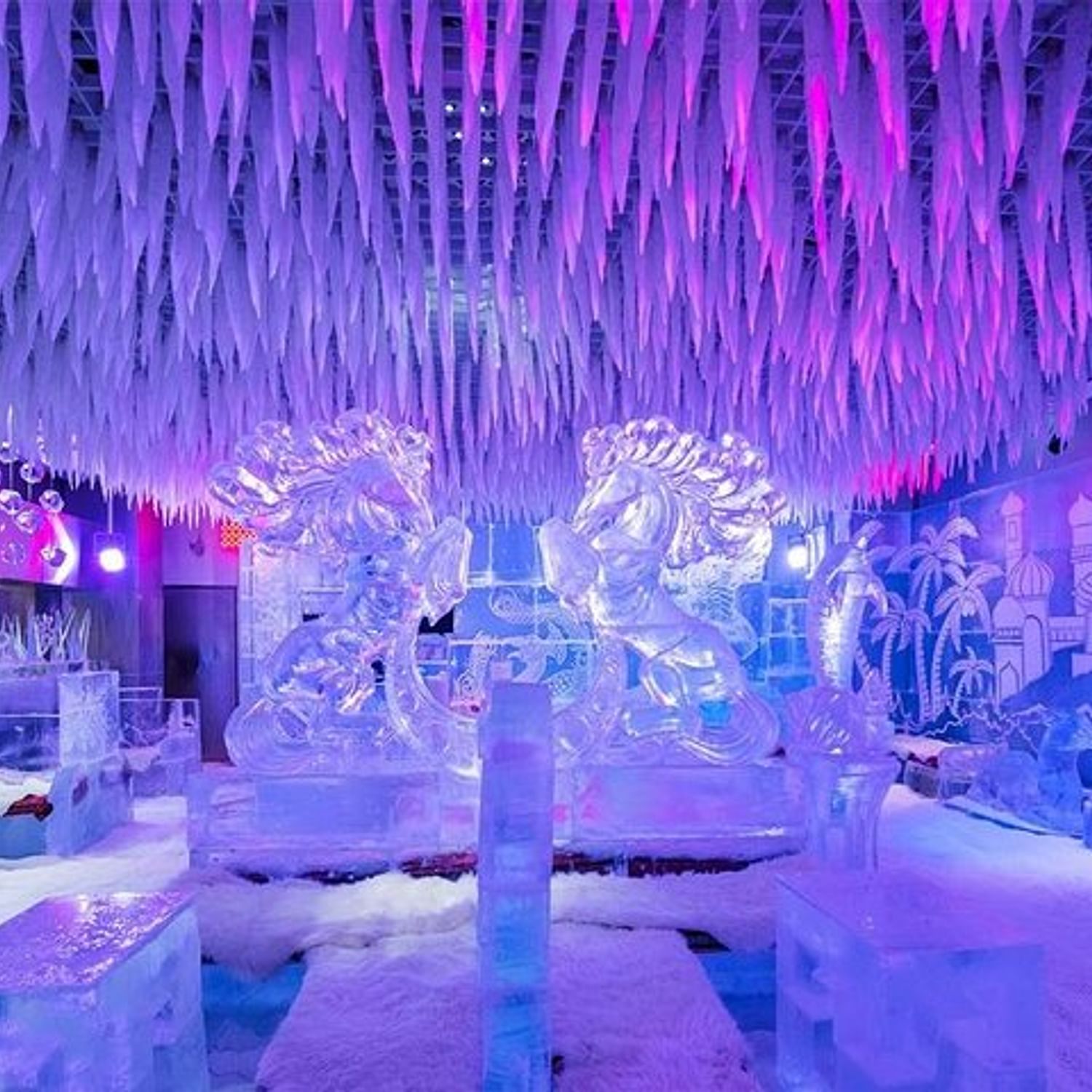 Ледяной ресторан в Дубаях