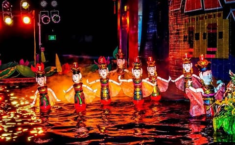 Water Puppet Show at Thang Long Theatre in Hanoi