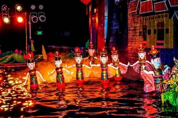 Water Puppet Show at Thang Long Theatre in Hanoi